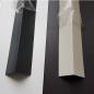 Preview: Winkel Stahl verzinkt RAL 9002 grauweiß 0,75mm